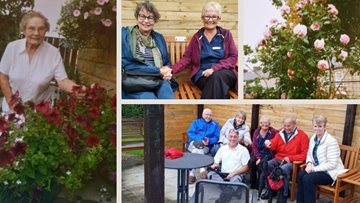 Opening of Muriel’s Place sensory garden at Burnley care home